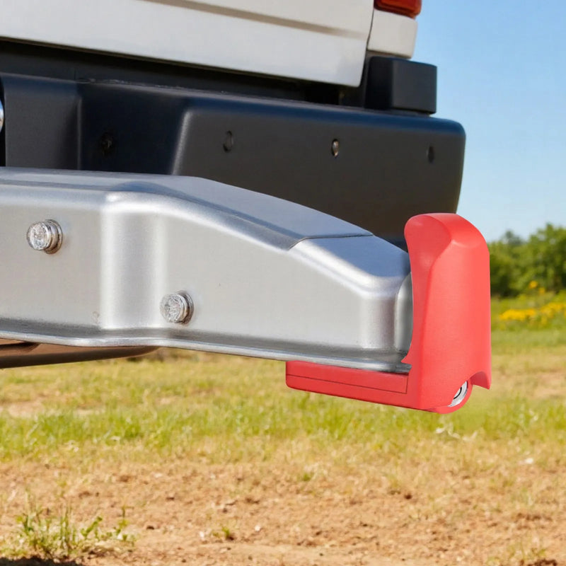 VEVOR piekabes sakabes slēdzene, piemērota 46 mm, 50,8 mm un 58,7 mm sakabēm, pastiprināta pretzagļu piekabes lodveida slēdzene ar 3 atslēgām, izturīga pret uzlaušanu un triecieniem, piemērota kemperiem, laivām un piekabēm, sarkana