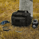 Taktiskā šautuves soma 4 pistolēm — 3 noņemami ieliktnīši, 6 magazīnas, vienpleca siksna, melna