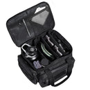 Taktiskā šautuves soma 4 pistolēm — 3 noņemami ieliktnīši, 6 magazīnas, vienpleca siksna, melna