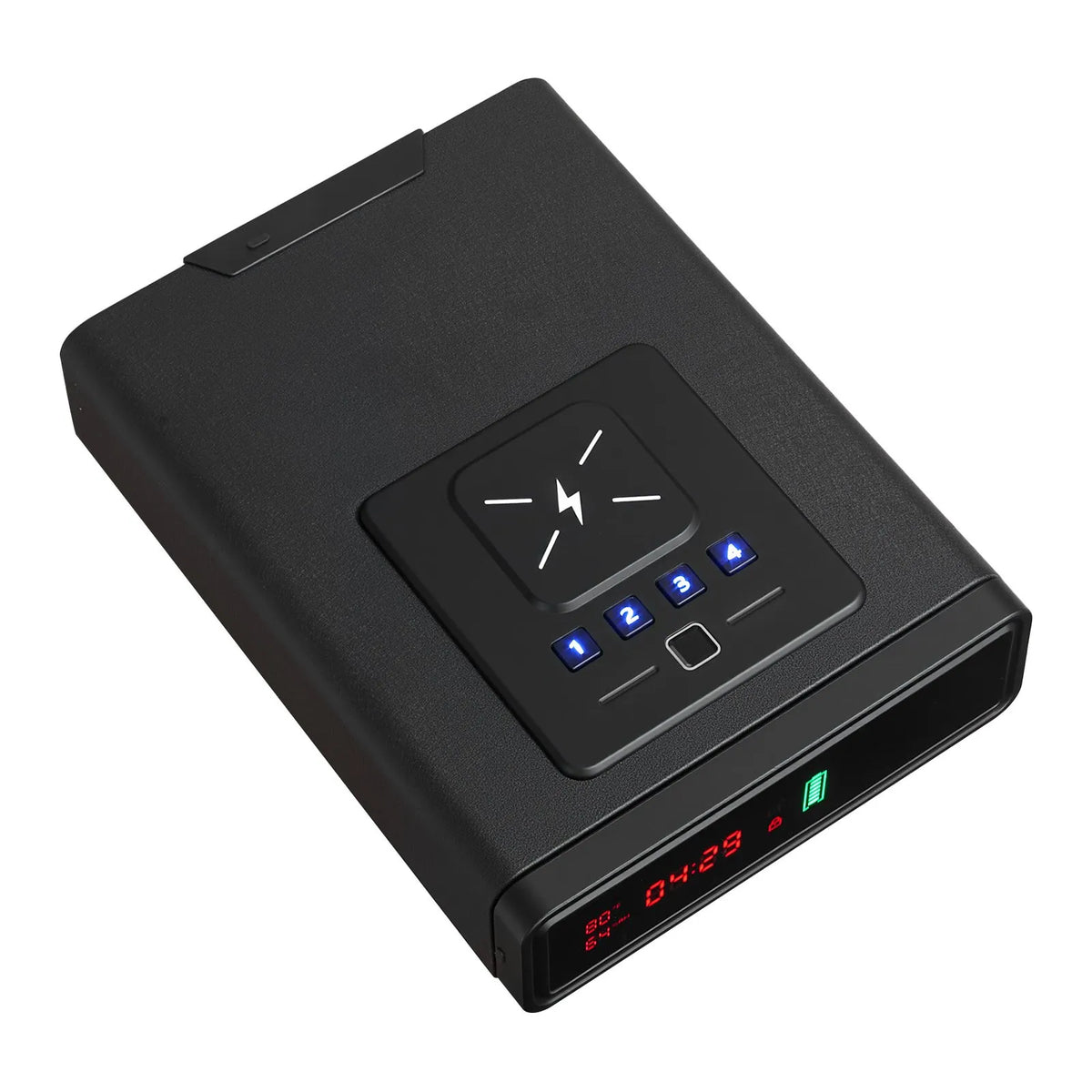 VEVOR Pistol Drawer Safe, Gun Safe with Fingerprint, Password and Key Access, Quick Access System with Display, Fits 2 Pistols and Holsters, with Wireless Charging, for Desk or Bedside Use