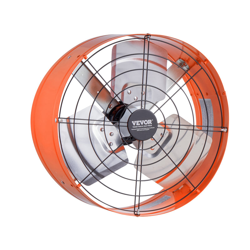 VEVOR 38 cm sienas stiprināmais bēniņu izplūdes ventilators, 2804 m³/h, ar regulējamu termostatu