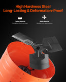 VEVOR 40,6 cm sienas stiprināmais bēniņu ventilators, 4995 m³/h, ar regulējamu termostatu