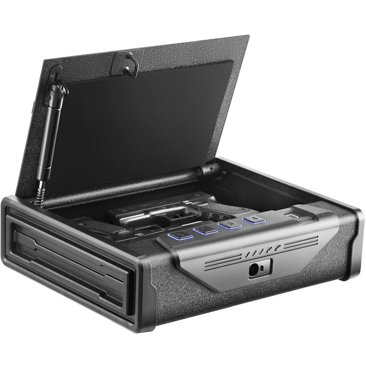 VEVOR Biometric Gun Safe with 3 Access Methods – Fits 2 Pistols