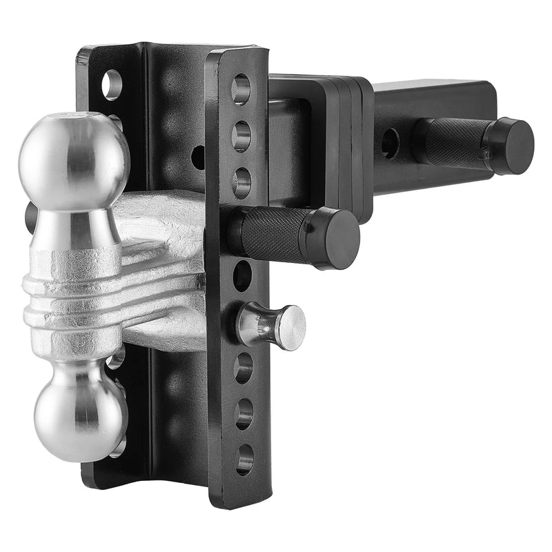 Regulējams piekabes āķis 63,5 mm uztvērējam, 152 mm nolaižamais trīskāršais lodveida āķis, vilkšanas jauda 9 979 kg.