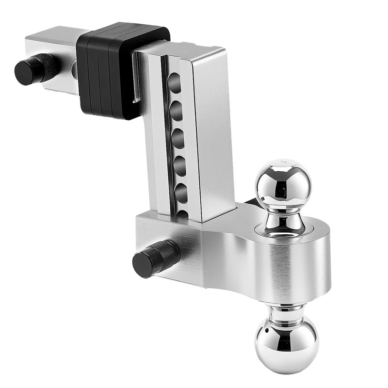 Regulējams piekabes āķis 50 mm uztvērējs, 152 mm nolaišana, trīslodveida āķis, 6800 kg