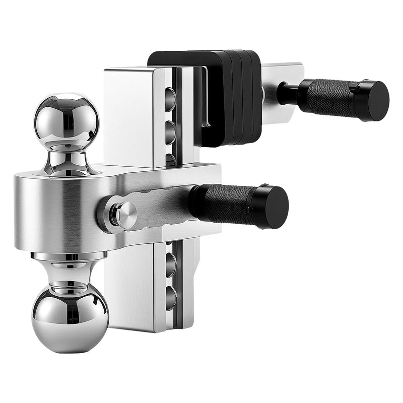 Regulējams piekabes āķis 50 mm uztvērējs, 152 mm nolaišana, trīslodveida āķis, 6800 kg