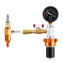 VEVOR radiatora vakuuma uzpildes komplekts, dzesēšanas sistēmas vakuuma un šķidruma uzpildes rīks ar manometru, pārnēsājams komplekts ar koferi, universāla saderība automašīnām, furgoniem, SUV un kravas auto