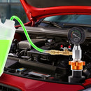 VEVOR radiatora vakuuma uzpildes komplekts, dzesēšanas sistēmas vakuuma un šķidruma uzpildes rīks ar manometru, pārnēsājams komplekts ar koferi, universāla saderība automašīnām, furgoniem, SUV un kravas auto