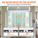 VEVOR 1.2m Komerciālais Iekštelpu Gaisa Aizkars – Super Jauda, 2 Ātrumi, 2802 m³/h, 1.2m iekštelpu gaisa aizka, Ar diviem ātruma režīmiem un maksimālo gaisa plūsmu 2802 m³/h