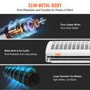 VEVOR 1,5 m iekštelpu gaisa aizkars ar diviem ātrumiem, 3566 m³/h, sienas stiprinājums, bez sildīšanas, UL sertificēts