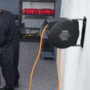 VEVOR 1600W automātiski ievelkama pagarinātāja spole ar 15 m strāvas vadu, 1 m ievadvadvads