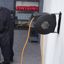 VEVOR 1000W automātiski ievelkama pagarinātāja spole ar 15 m strāvas vadu, 1 m ievadvadvads