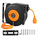 VEVOR 1000W automātiski ievelkama pagarinātāja spole ar 19 m strāvas vadu, 1 m ievadvadvads