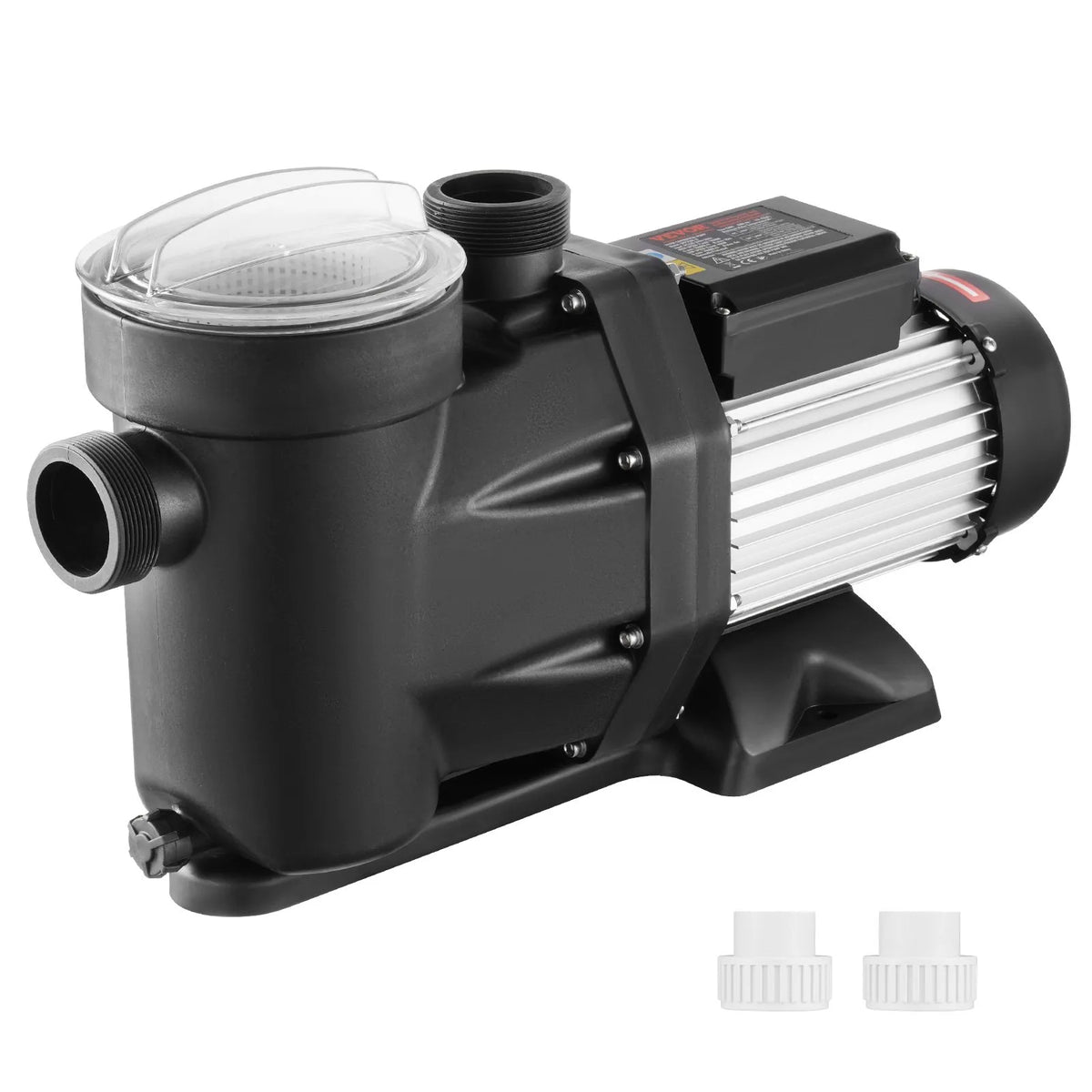 VEVOR Above-Ground Pool Pump 1500 W (2 HP), 220–240 V, Dual Speed 1450/2860 RPM, Flow Up to 33,000 L/h, Energy-Efficient Swimming Pool Pump, CE Certified