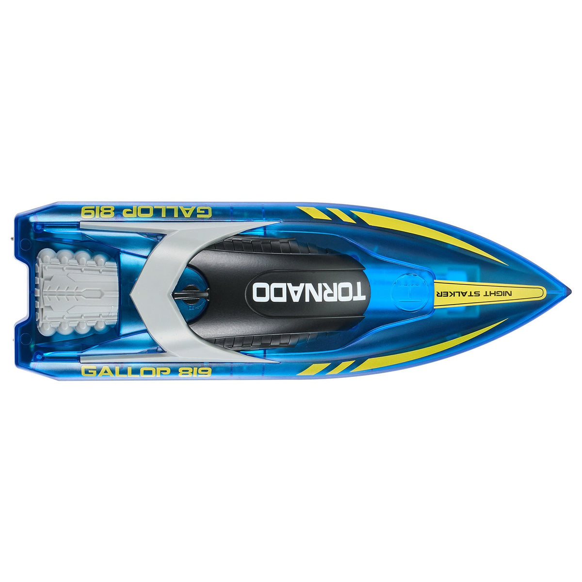 VEVOR RC-võidusõidupaat 2,4 GHz, 12 km/h, LED-iga, sinine