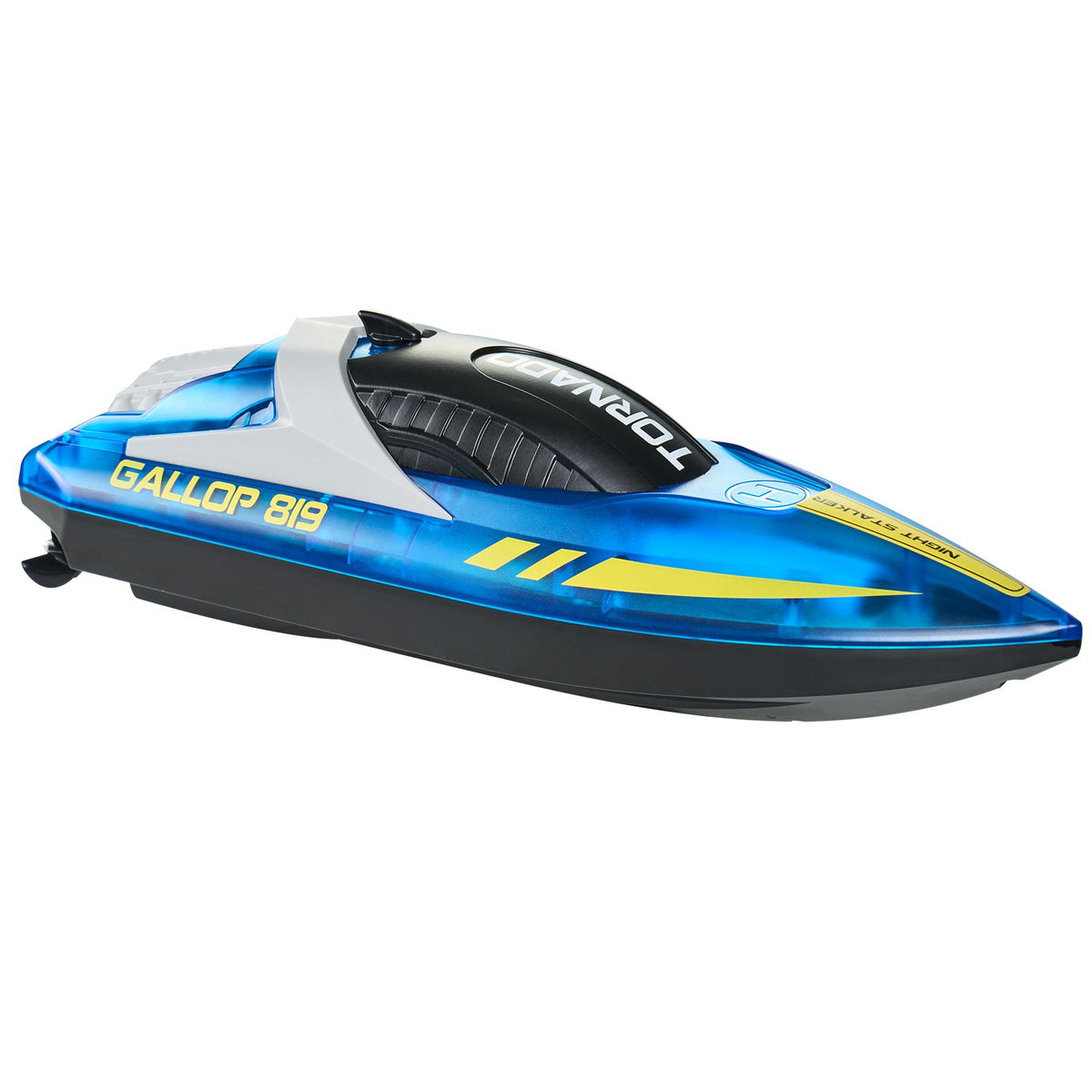 VEVOR RC-võidusõidupaat 2,4 GHz, 12 km/h, LED-iga, sinine