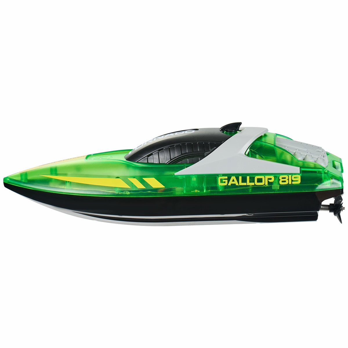 VEVOR RC-võidusõidupaat 2,4 GHz, 12 km/h, LED-iga, roheline