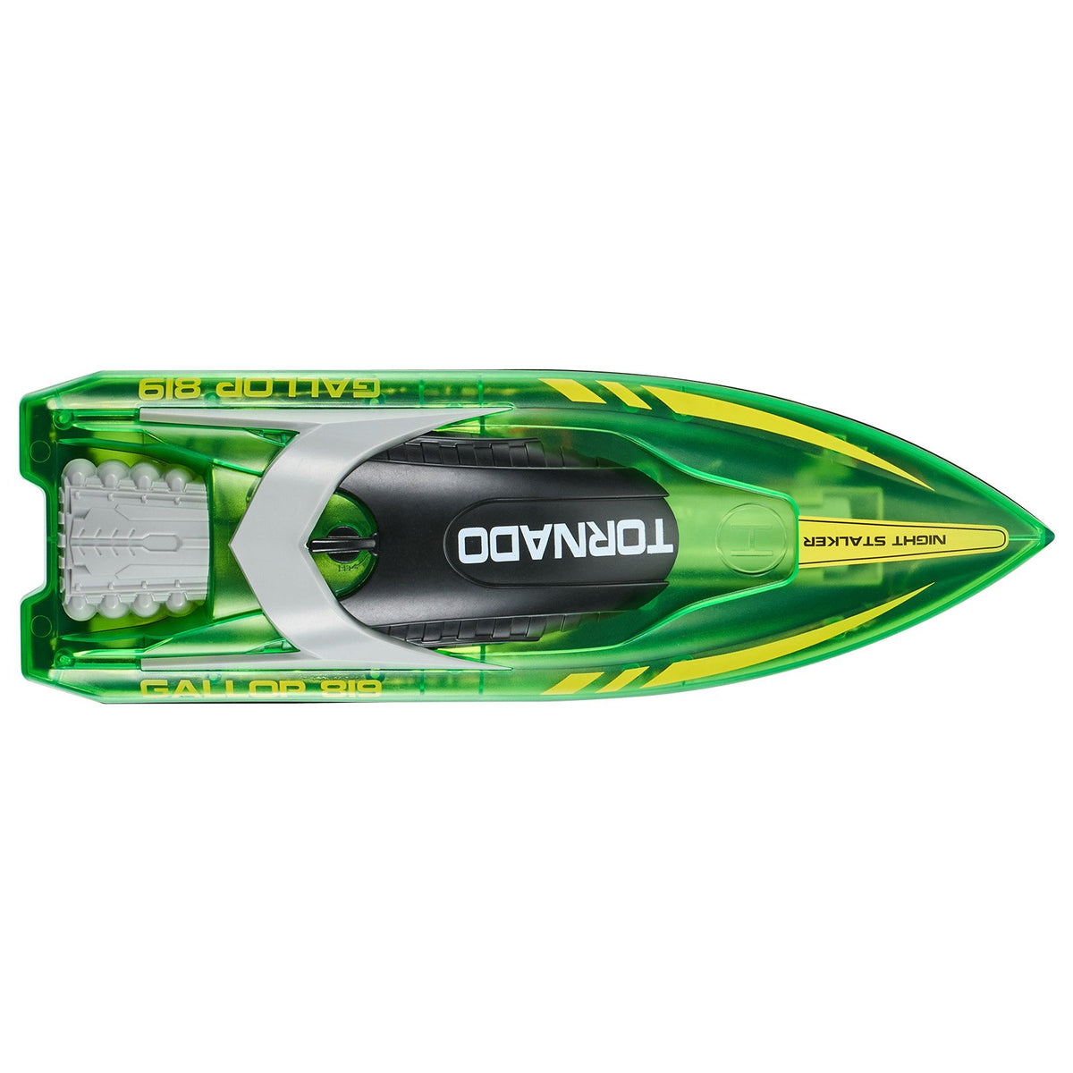VEVOR RC-võidusõidupaat 2,4 GHz, 12 km/h, LED-iga, roheline