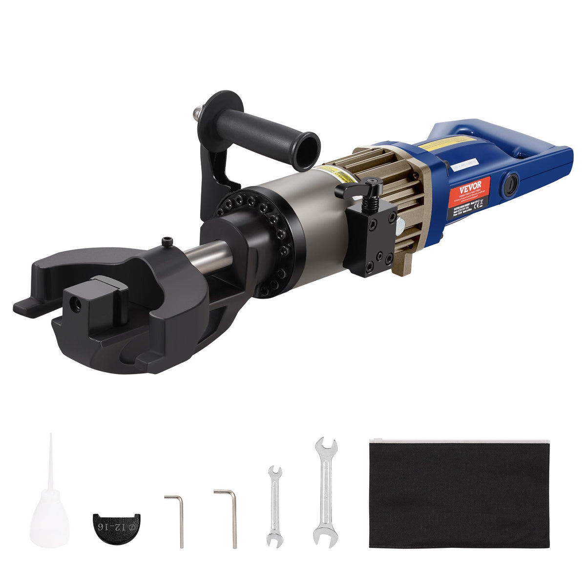 VEVOR 1500W Electric Hydraulic Rebar Bender – Bending up to 12-22mm (