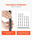 Zāliena aerators ar rullīti, 46 cm, manuāls, smags, melns