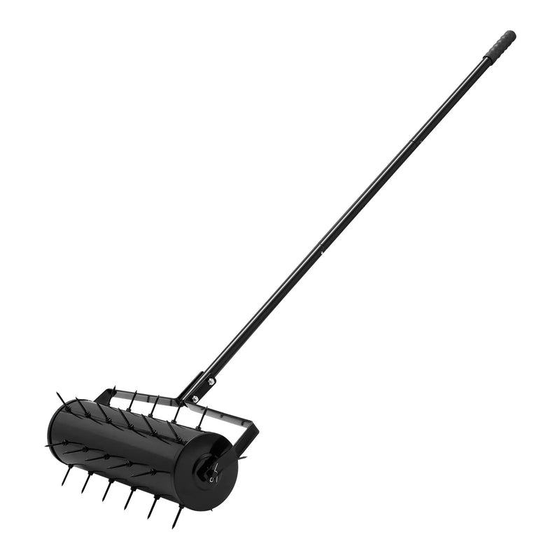 Zāliena aerators ar rullīti, 53 cm, manuāls, smags, melns