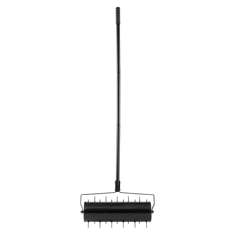 Zāliena aerators ar rullīti, 53 cm, manuāls, smags, melns