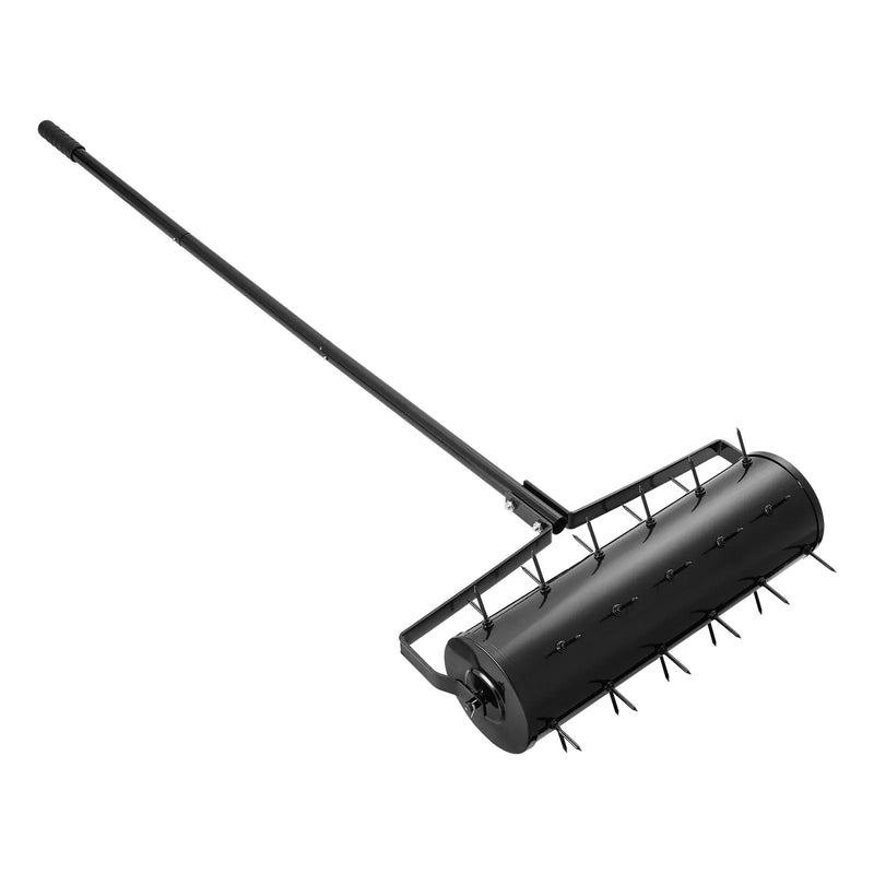 Zāliena aerators ar rullīti, 53 cm, manuāls, smags, melns