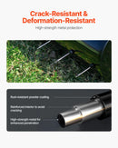 Zāliena aerators ar rullīti, 53 cm, manuāls, smags, melns