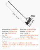 Zāliena aerators ar rullīti, 53 cm, manuāls, smags, melns