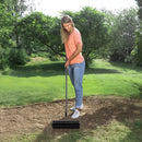 Zāliena aerators ar rullīti, 53 cm, manuāls, smags, melns