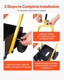 Līniju marķēšanas ratiņi 61 × 33 × 90 cm līniju marķēšanas iekārta, melna