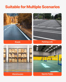 Līniju marķēšanas ratiņi 61 × 33 × 90 cm līniju marķēšanas iekārta, melna