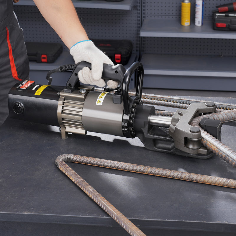 VEVOR 2000W elektriskais hidrauliskais armatūras locītājs - locīšana līdz 20-32 mm armatūrai