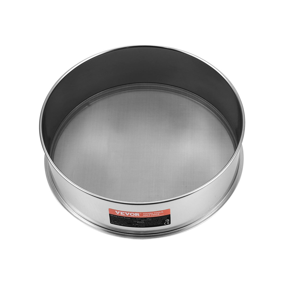 VEVOR flour sieve 40 mesh, stainless steel, for cake baking