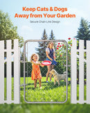 Ķēžu posmu žoga vārti 81 × 117 см, regulējami, cinkoti, rūsas izturīgi