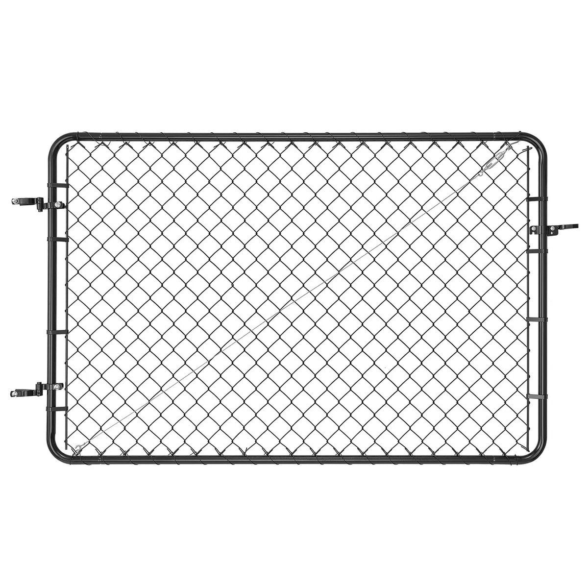 Mesh Fence Gate 0.67–1.83 × 1.83 m, for Garden (Posts Not Included)