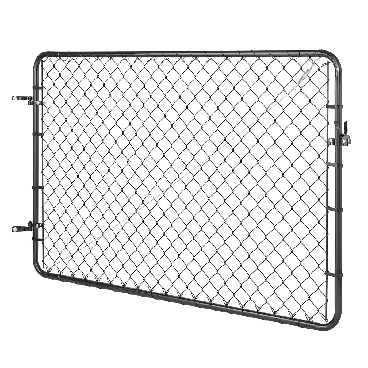 Mesh Fence Gate 0.67–1.83 × 1.83 m, for Garden (Posts Not Included)