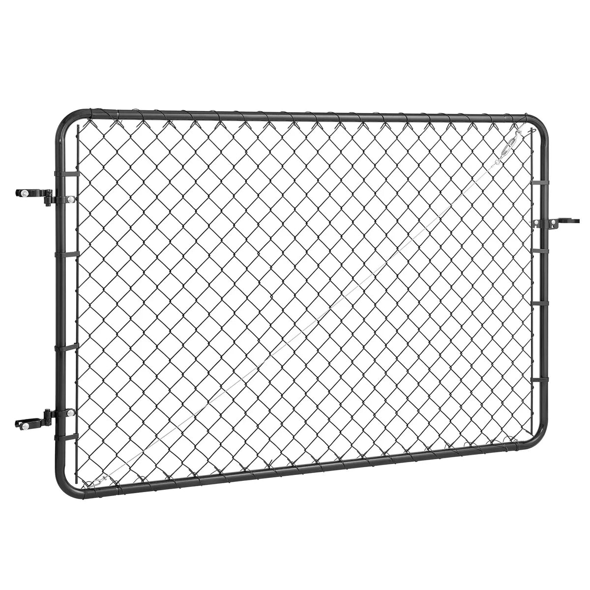 Mesh Fence Gate 0.67–1.83 × 1.83 m, for Garden (Posts Not Included)