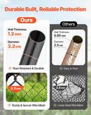 Sieta žoga vārti 0,67-1,83 × 1,83 м, dārzam (stabi nav iekļauti komplektā)