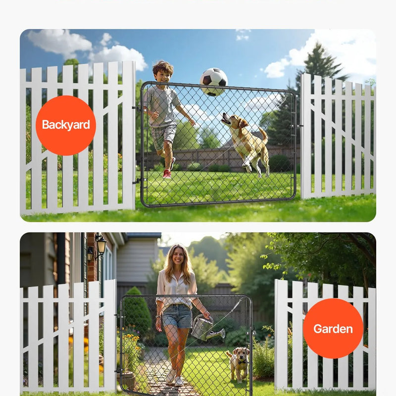 Sieta žoga vārti 0,67-1,83 × 1,83 м, dārzam (stabi nav iekļauti komplektā)