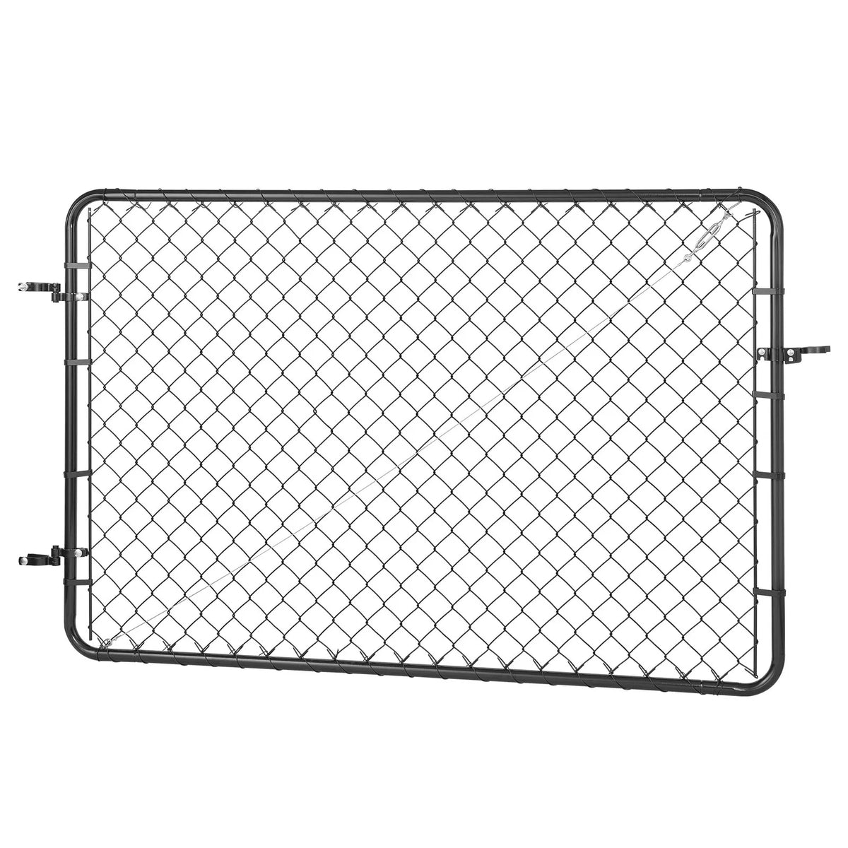 Mesh Fence Gate 0.67–1.83 × 1.83 m, for Garden (Posts Not Included)