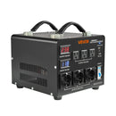 VEVOR sprieguma automātiskais pārveidotājs transformators 5000 VA ar 110 V uz 220 V un 220 V uz 110 V pārveidošanu, ar 3 US ligzdām, 3 EU ligzdām, LCD displeju un automātiskā drošinātāja aizsardzību - ZEMLETES.LV