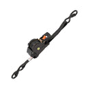 VEVOR ievelkamas sprūdrata stiprinājuma siksnas, 25,4 mm × 4,9 m, ar S veida āķiem, pārrāvuma izturība 700 kg, ar pārnēsāšanas somu, kravas nostiprināšanai pārvadāšanā, piekabēs, motocikliem, kajakiem un uz auto jumta, 4 gab. komplekts