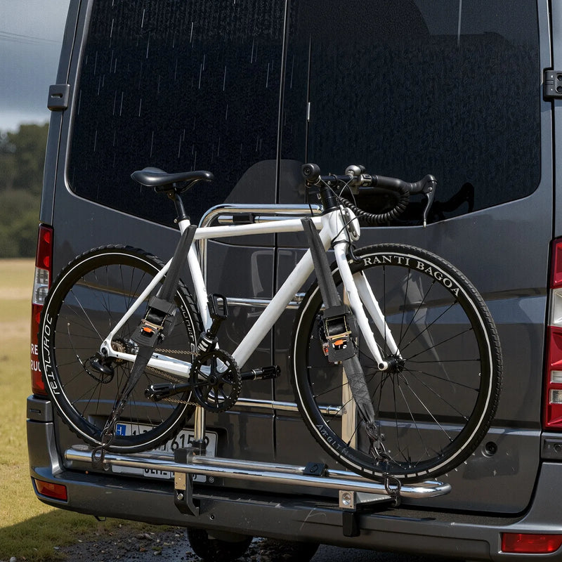 VEVOR ievelkamas sprūdrata stiprinājuma siksnas, 50,8 mm × 3 m, ar S veida āķiem, pārrāvuma izturība 1375 kg, 2 mīkstās cilpas, kravas nostiprināšanai pārvadāšanā, piekabēs, motocikliem, kajakiem un uz auto jumta, 2 gab. komplekts