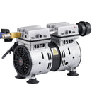 VEVOR dīķu aerators, aerācijas sistēma 5,2 CFM dīķiem līdz 3 akriem, 4/5 ZS gaisa kompresors, 2 difuzori un divas 30,5 m noslogotas šļūtenes, āra dīķu aerācijas sūknis dziļūdens skābekļa cirkulācijai