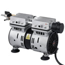 VEVOR dīķu aerators, aerācijas sistēma 5,2 CFM dīķiem līdz 3 akriem, 4/5 ZS gaisa kompresors, 2 difuzori un divas 30,5 m noslogotas šļūtenes, āra dīķu aerācijas sūknis dziļūdens skābekļa cirkulācijai