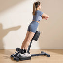 VEVOR sissy squat trenažieris, daudzfunkcionāls dziļo pietupienu sols kāju, korsetes un sēžas muskuļu trenēšanai, salokāms un viegli uzstādāms trenažieris mājas sporta zālei, melns - ZEMLETES.LV