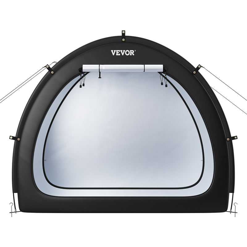 VEVOR āra velosipēda uzglabāšanas telts, ventilatora formas ūdensizturīga velosipēda telts 1–2 velosipēdiem