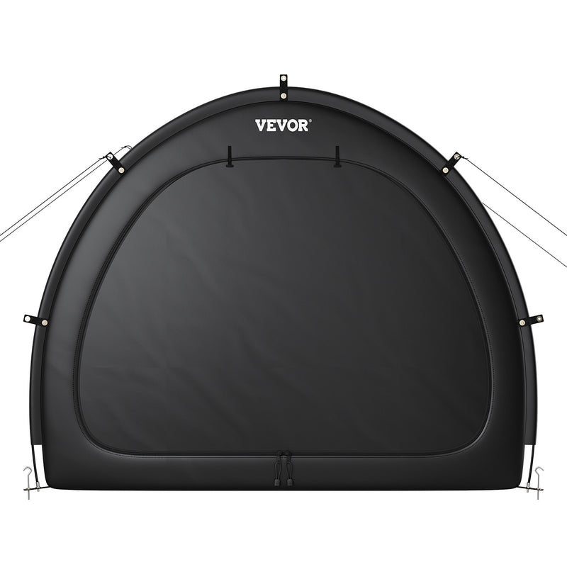 VEVOR āra velosipēda uzglabāšanas telts, ventilatora formas ūdensizturīga velosipēda telts 1–2 velosipēdiem