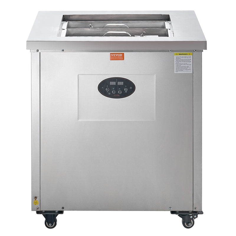 VEVOR Komerciālā saldējuma kociņu iekārta ar 2 veidnēm, 52 gab., līdz 1872 gab./dienā